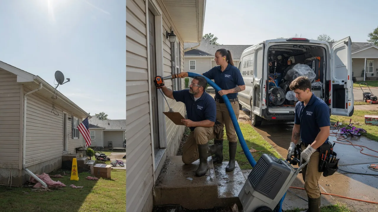 Ceiling Water Damage Restoration in Berlin, WI near me